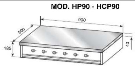 ILVE HCPMT125DD - Dimension des espaces d'encastrement - 6