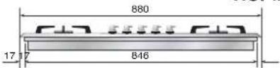 ILVE HCPMT125DD - Dimension des espaces d'encastrement - 15