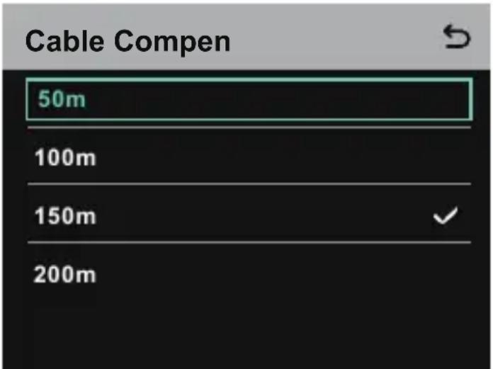 Cable Compen 50m 100m 150m 200m