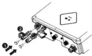 Solplanet ASW1000S-S - Connexion CC - 2