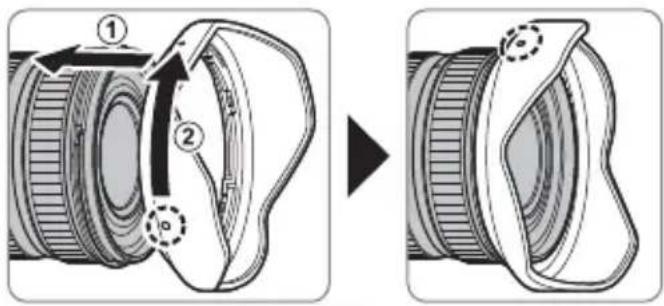 FUJIFILM XF8mmF3.5 R WR - Rimozione dei tappi copri ottica - 2