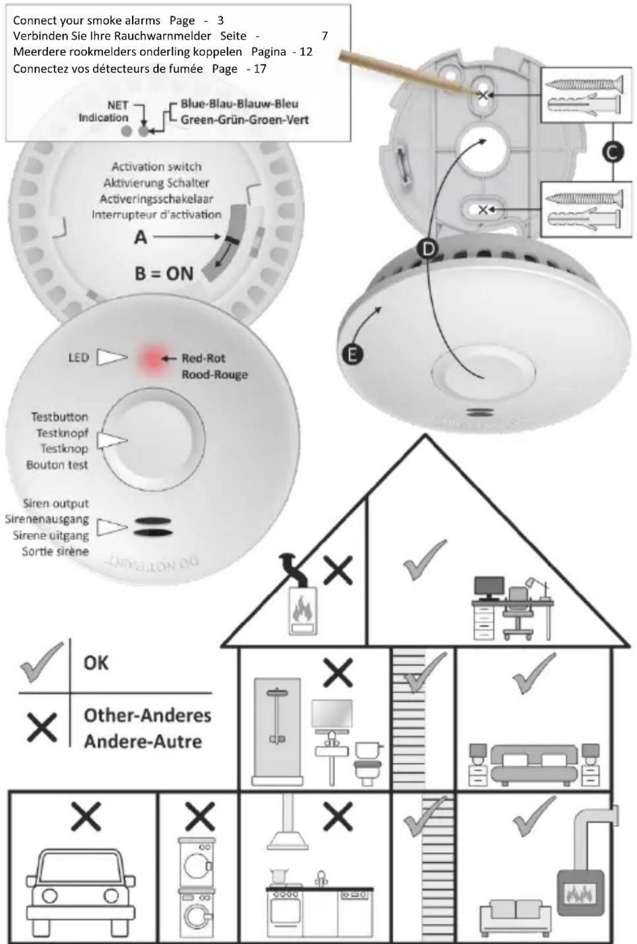 ELRO FZ5010R - SMOKE DETECTOR - 2