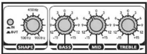Hartke HD508 - Funzione Shape - 1