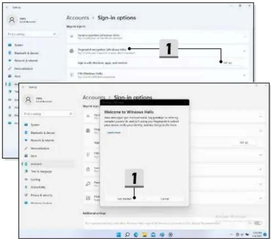 MSI Stealth 16 Studio - Configurer l'empreinte digitale avec Windows Hello - 1