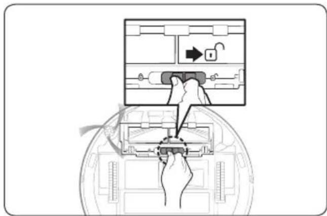 SAMSUNG Jet Bot VR30T85513B - Reinigen der Bürste - 1