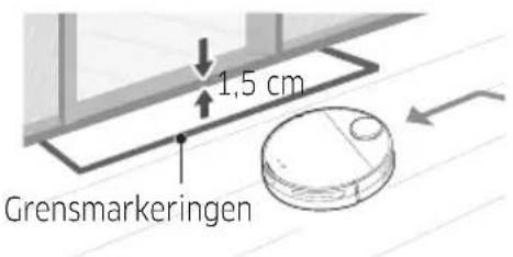 1,5 cm Grensmarkeringen