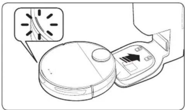SAMSUNG Jet Bot VR30T85513B - Check the charging status. - 1