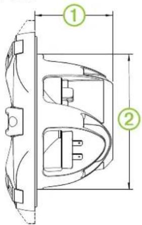 Fusion SG-F65W - Speaker Dimension Drawings - 1