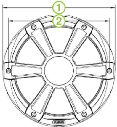 Fusion SG-F77W - Croquis sur les dimensions - 2