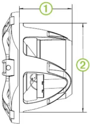 Fusion SG-F77W - Afmetingstekeningen - 1