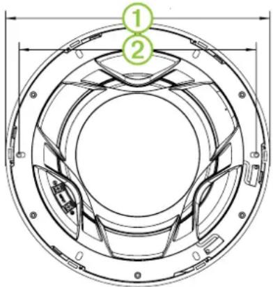 Fusion SG-F77W - Croquis sur les dimensions - 3