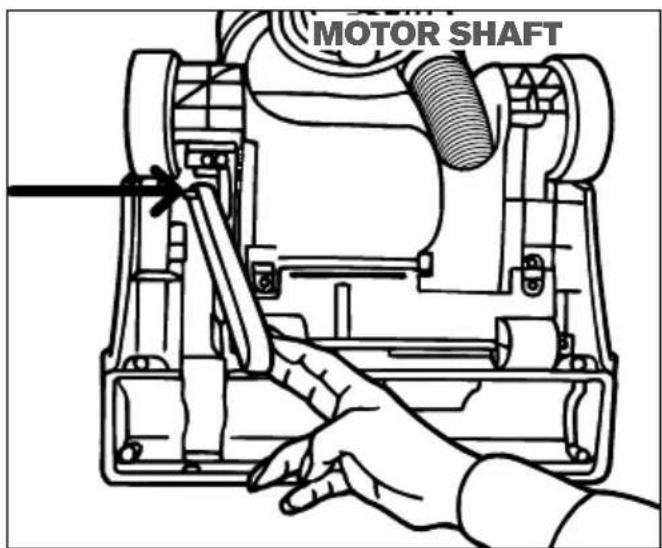 DIRT DEVIL Endura Express Compact - BELT OR BRUSHROLL: REMOVAL & REPLACEMENT - 1