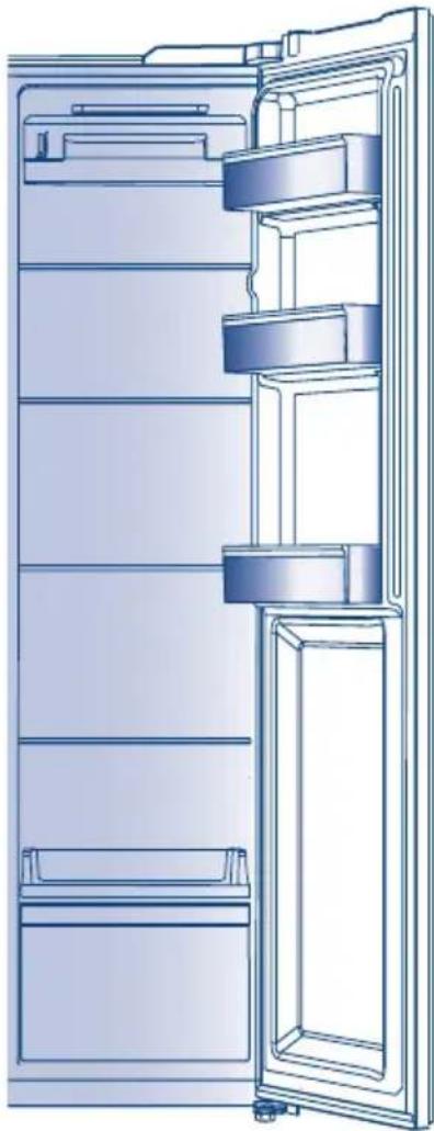 HAIER BCD-522WGHSSEDW9 - 冷藏室的使用 - 1