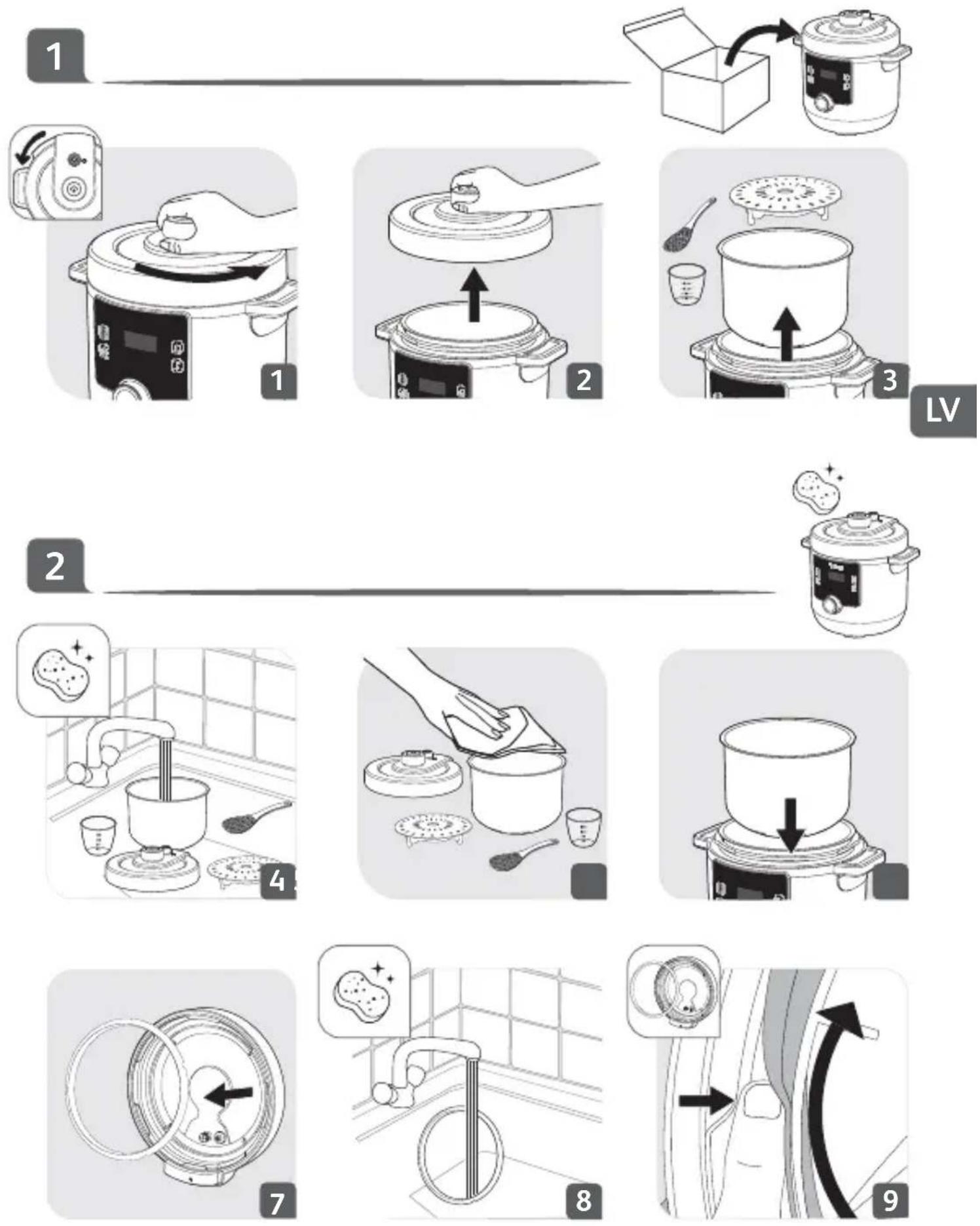 TEFAL Turbo Cuisine Maxi CY777G - SATURS - 1