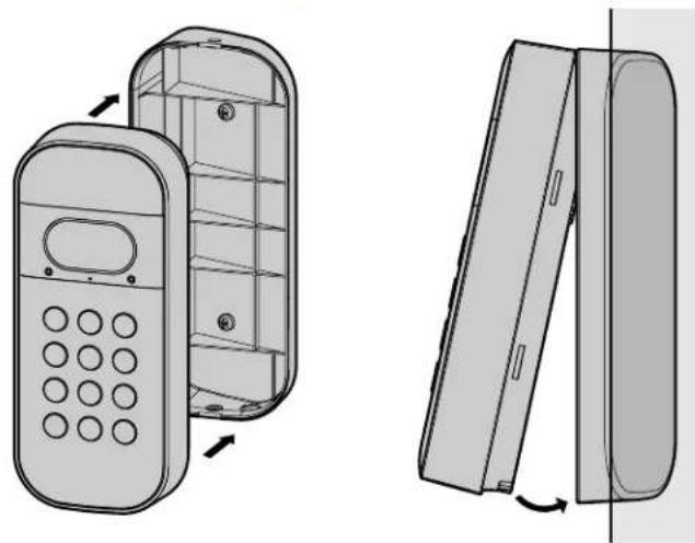 CHAMBERLAIN myQ Smart Garage Video Keypad - Cómo fijar el soporte de montaje - 1