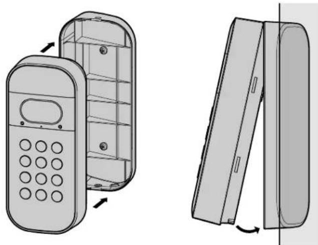 CHAMBERLAIN myQ Smart Garage Video Keypad - Fixation au support de montage - 1