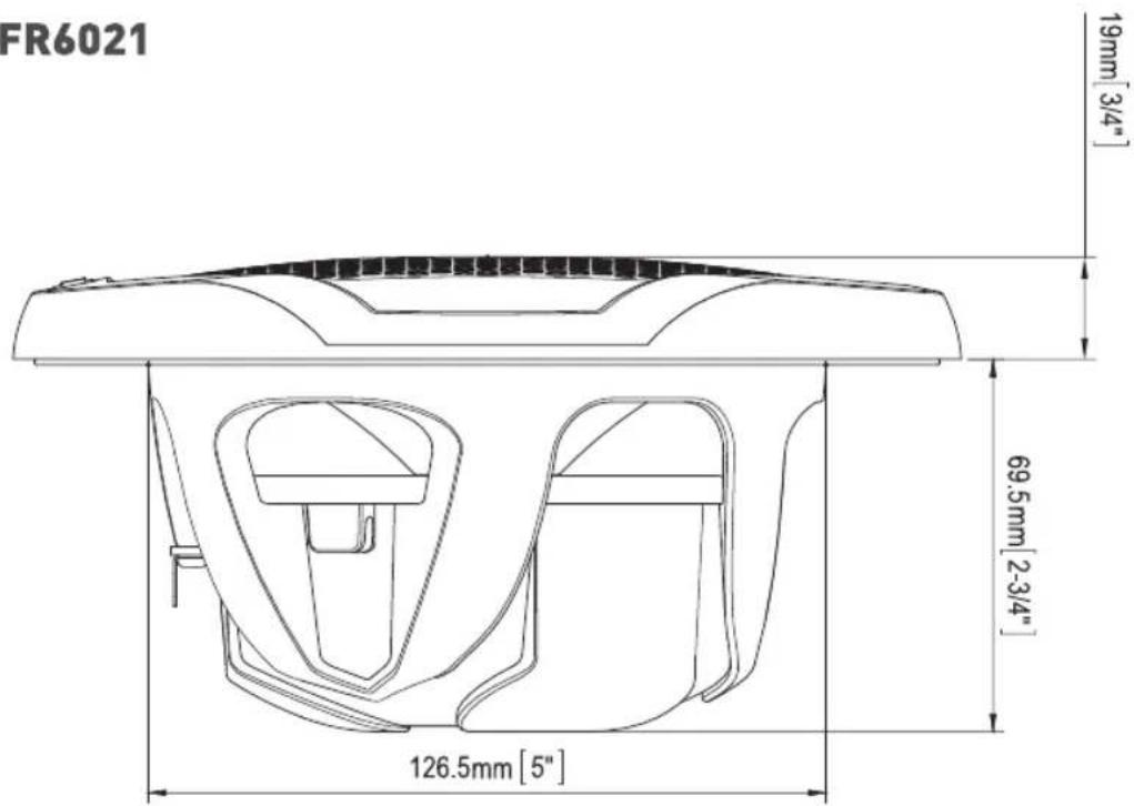 Fusion MS-FR6021 - LINE DRAWINGS AND DIMENSIONS - 3