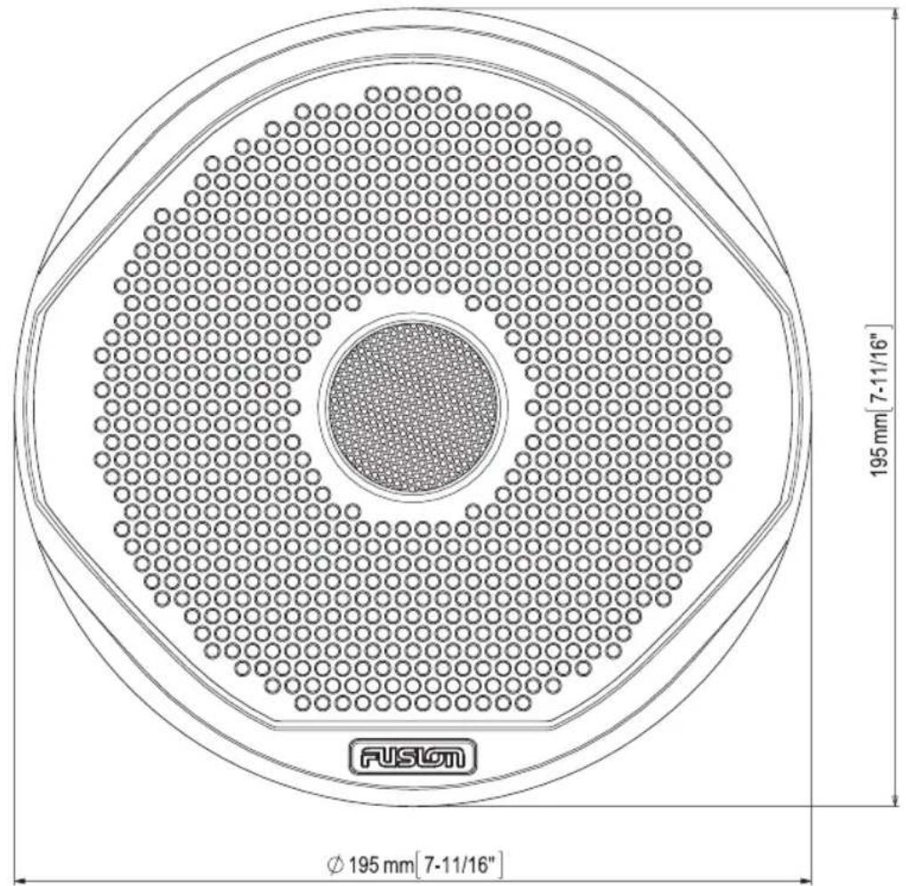 Fusion MS-FR6021 - LINE DRAWINGS AND DIMENSIONS - 6