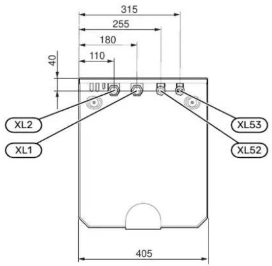 315 255 180 110 40 XL2 XL1 XL53 XL52 405