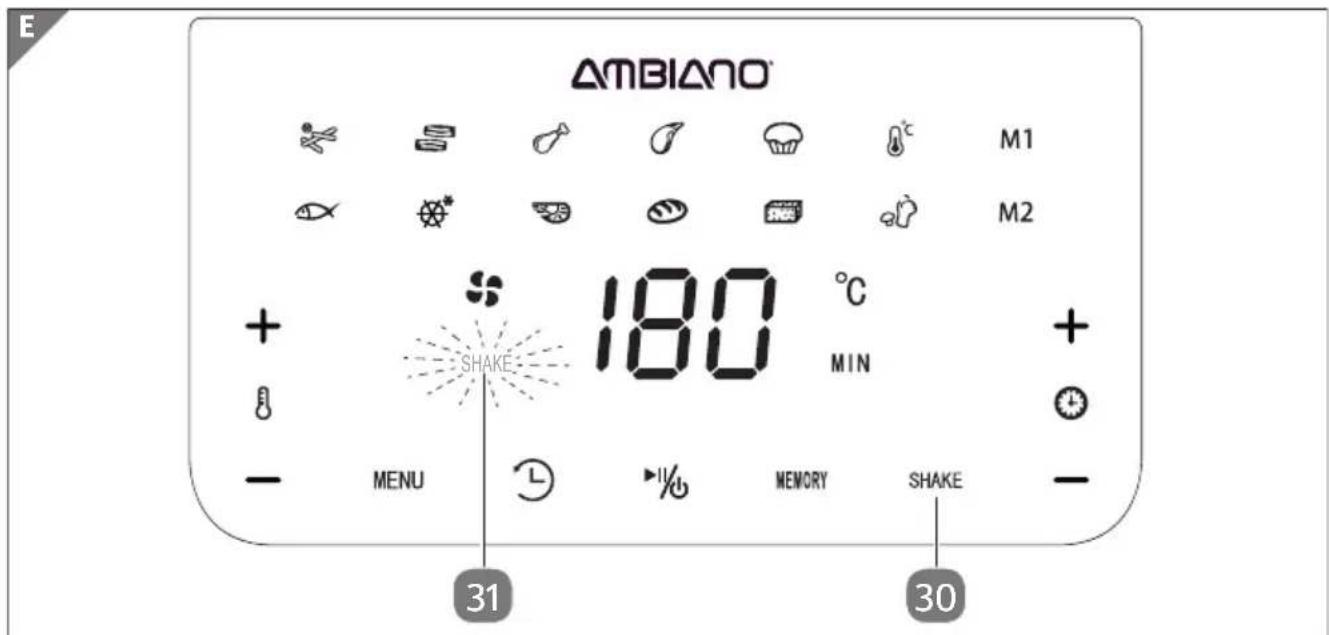 Ambiano GT-AF-08-CH - SHAKE-Funktion - 2