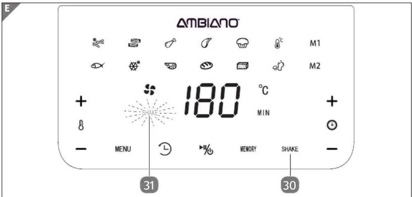 Ambiano GT-AF-08-CH - Funzione SHAKE - 2