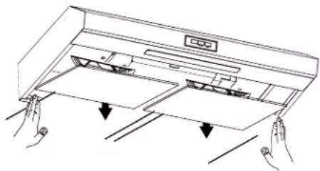 FRIGIDAIRE FCVW3052AB - Pour nettoyer ou remplacer le filtre à graisse: - 3