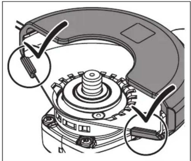 Fein CCG 18-125-10 PD-SEC AS - Mounting the safety cover (see page 9) - 1