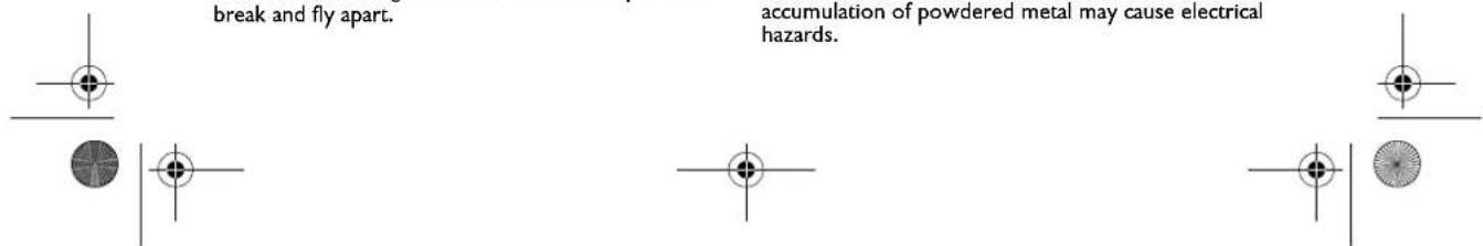 Fein CCG 18-125-15 AS - Hold the power tool by insulated gripping surfaces only, when performing an operation where the cutting - 1