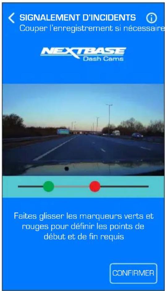 NEXT BASE 300W - Signalement d'incident - Étape 2 : modifier la vidéo - 1