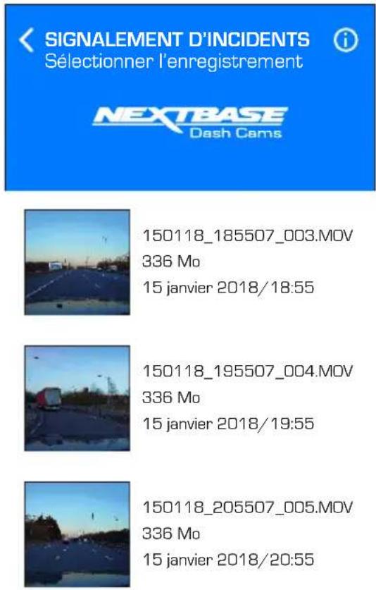 NEXT BASE 300W - APPLICATION DRIVEGUARD - SIGNALEMENT D'INCIDENTS (SUITE) - 2