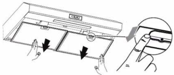 FRIGIDAIRE FCVW3052AS - Pour nettoyer ou remplacer le filtre à graisse: - 2