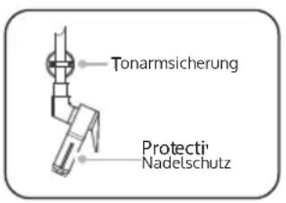 Tonarmsicherung Protecti Nadelschutz