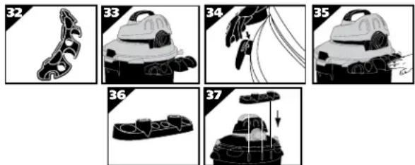 Shop-Vac 5985000 - ENSAMPLE DEL PORTAIMPLEMENTOS - 1