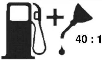 PowerPlus POWXG10211 - Simboluri pentru carburant și lubrifiere - 1