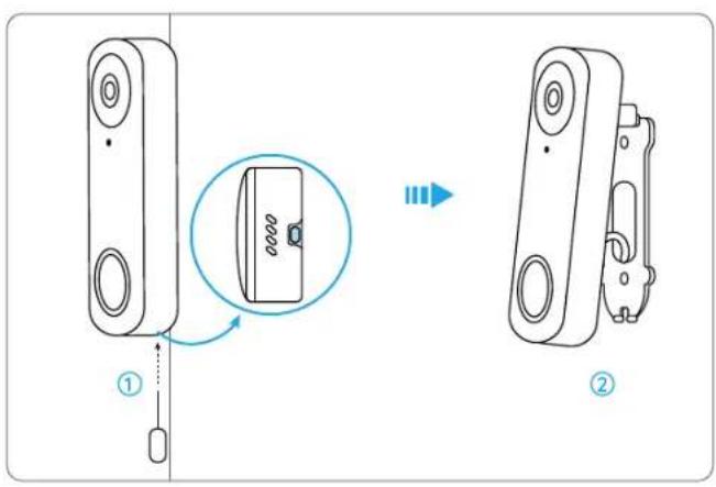 REOLINK Video Doorbell WiFi - Retrait de la Sonnette - 1