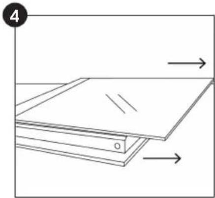 ROSIERES RFC5M749PN WIFI - REMOVAL AND CLEANING OF THE GLASS DOOR - 4