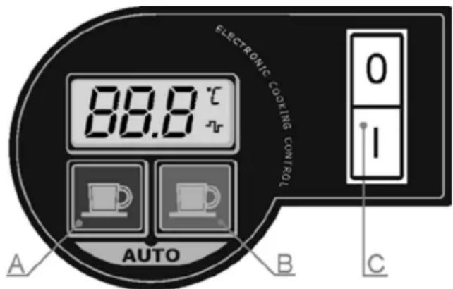 Ugolini Delice 5L - BESCHREIBUNG DER BETRIEBSSCHALTER - 1