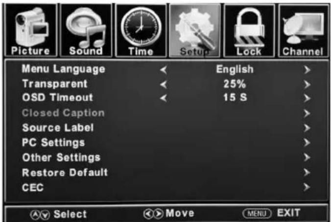 Furrion FDFS55C1A - PC Settings - 1