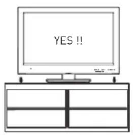 Furrion FDFS55C1A - Notice for TV Cabinet - 1