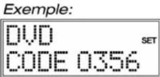 MEDION LIFE P74001 (MD 83388) - Saisie du code de l'appareil d'après la liste de codes - 5