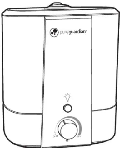 PureGuardian H1175WCA - INSTRUCCIONES DE USO Y CUIDADO - 1