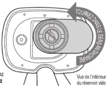 TOURNEZ DANS LE SESSRALE MULIOBAPE Vue de l'intérieur du réservoir vide