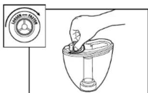 Diagram showing a hand pouring liquid into a container with a logo labeled 'HOTATO' in the top-left corner.