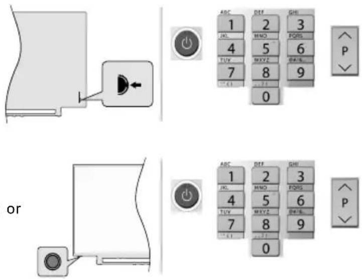JVC LT-43VA3035 - Switching on the TV - 1