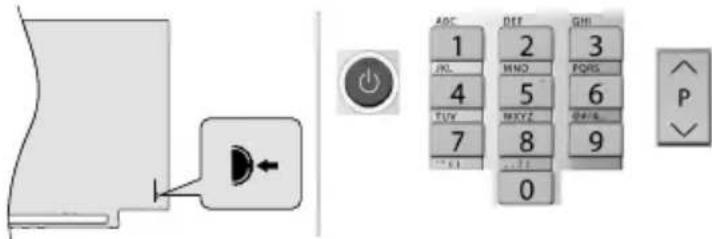 JVC LT-43VA3035 - Zapnuti televizoru - 1