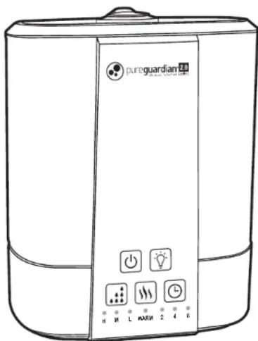 PureGuardian H5225WCA - INSTRUCCIONES DE USO Y CUIDADO - 1