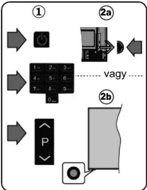 JVC LT-55VU3005 - A TV bekapcsolásához (típustól függően) - 1