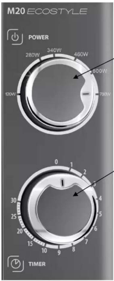 CASO M 20 Ecostyle Pro - Operating elements and displays - 1