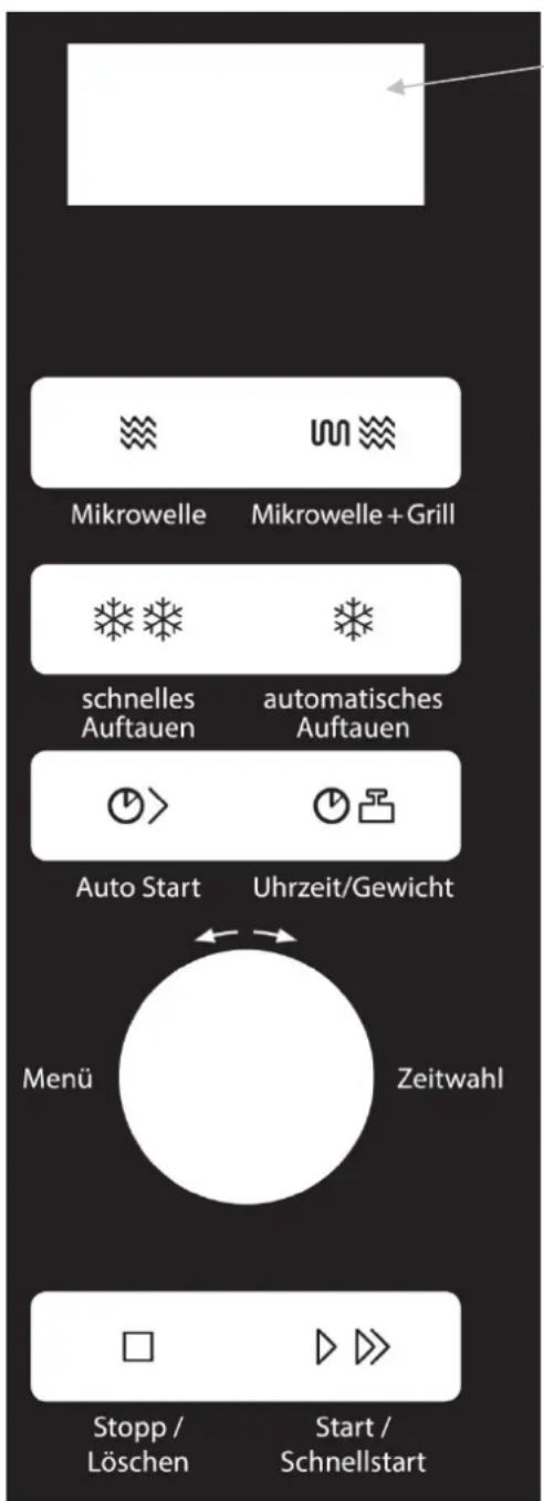 CASO BMG 20 Ceramic - Operating elements and display - 1