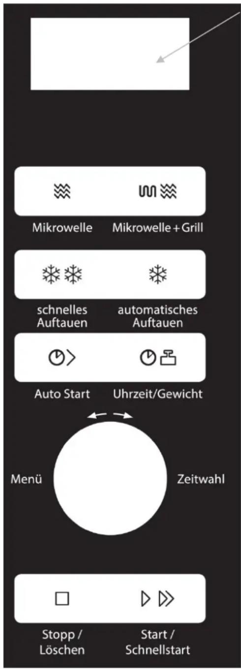 CASO BMG 20 Ceramic - Bedieningspaneel en display - 1